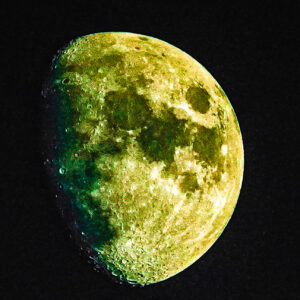 Gibbous moon